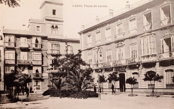Cartolina - Spagna - Cádiz - Plaza de Loreto - …