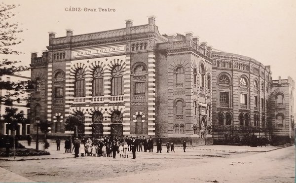 Cartolina - Spagna - Cádiz - Gran Teatro - 1910 …