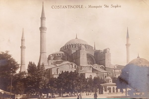 Cartolina - Turchia - Costantinopoli - Mosquee Ste Sophie - …