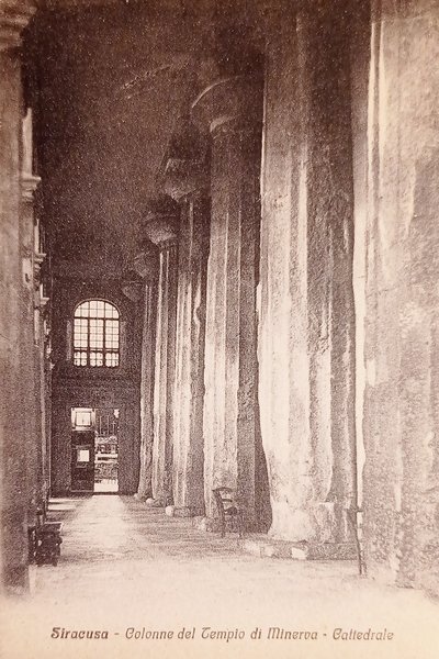 Cartolina - Siracusa - Colonne del Tempio di Minerva - …