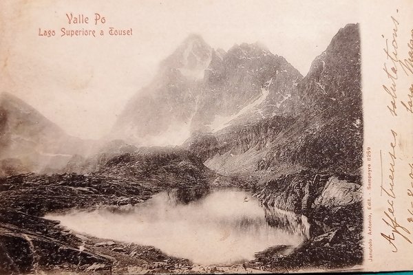 Cartolina - Valle Po - Lago Superiore a Touset - …