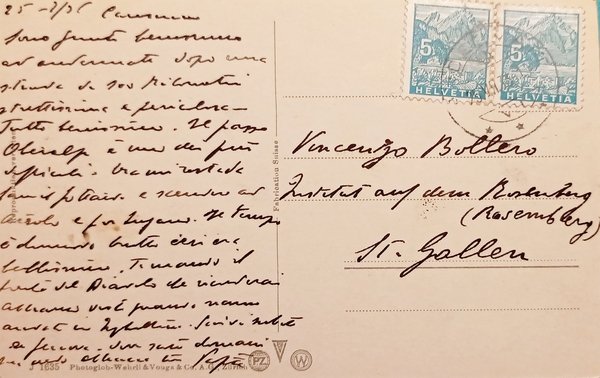 Cartolina - Schöllenen mit Teufelsbrücke - 1933