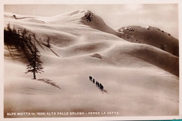 Cartolina - Alpe Motta - Alta Valle Spluga - Verso …