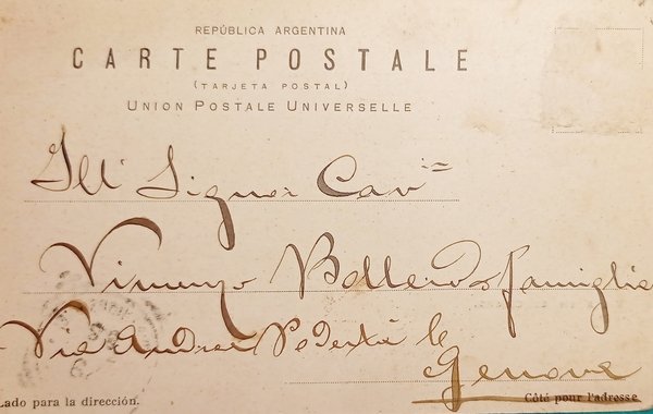 Cartolina - Argentina - Vista en el Campo - 1903