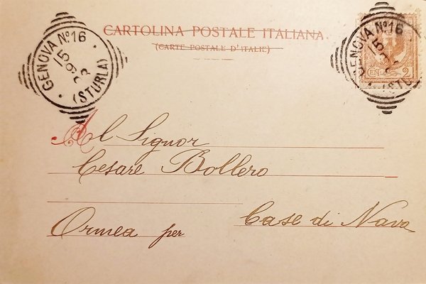 Cartolina - Genova - Villa Rosazza - Il Giardino - …