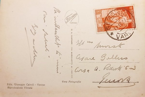 Cartolina - Dintorni Pittoreschi di Gemonio - Pace e Poesia …