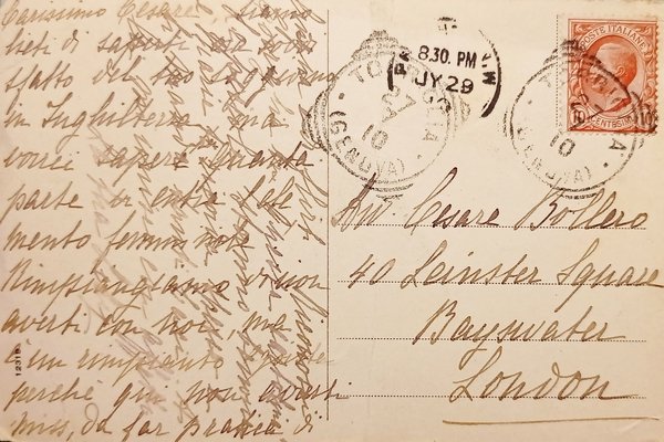 Cartolina - Torriglia e le sue Torri - 1910