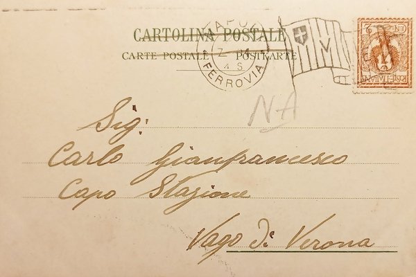 Cartolina - Costumi Sorrentini - 1904