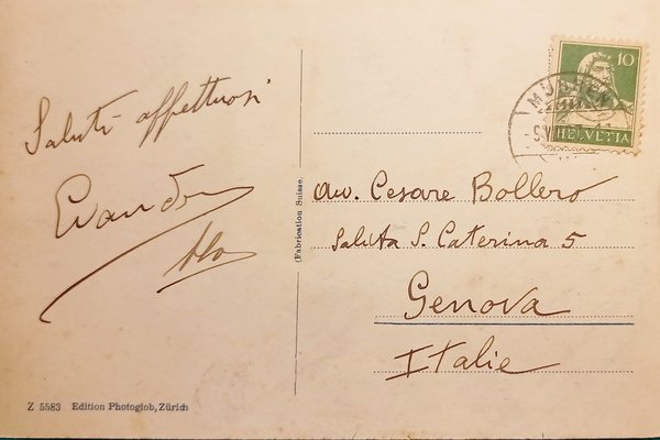 Cartolina - Svizzera - Jungfraubahn - Berghaus - Station Jungfraujoch …