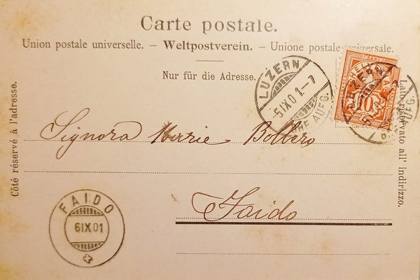 Cartolina - Svizzera - Luzern - Promenade und Rigi - …