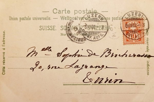 Cartolina - Svizzera - Gruss aus Goschenen - 1900