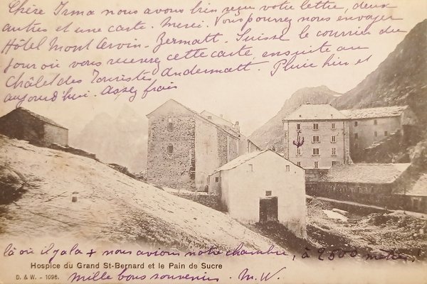 Cartolina - Svizzera - Hospice du Grand St-Bernard et le …