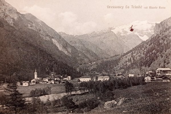 Cartolina - Gressoney - La Trinitè Monte Rosa - 1926