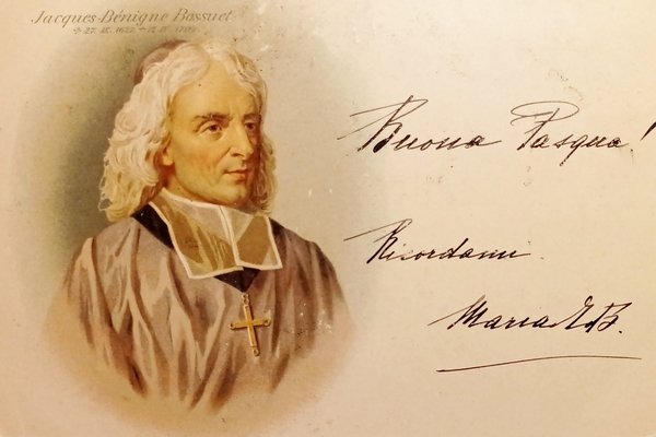 Cartolina - Commemorativa - Jacques Bénigne Bossuet - 1902