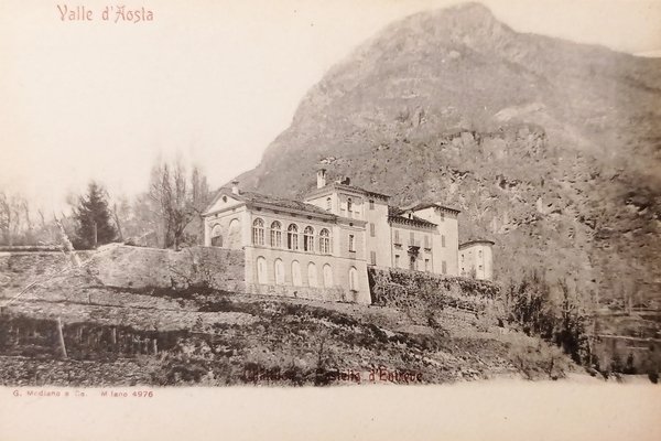 Cartolina - Valle d'Aosta - Panorama - 1900 ca.
