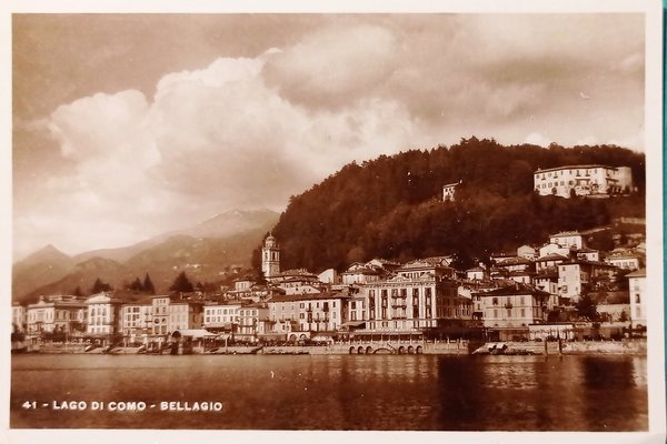 Cartolina - Lago di Como - Bellagio - 1930 ca.