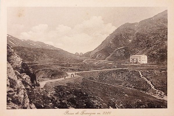 Cartolina - Passo di Foscagno ( Sondrio ) - 1920 …