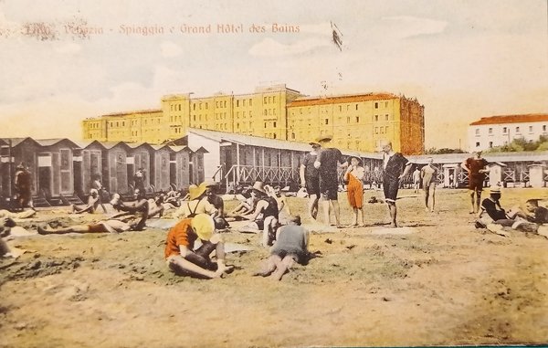 Cartolina - Venezia - Spiaggia e Grand Hotel des Bains …
