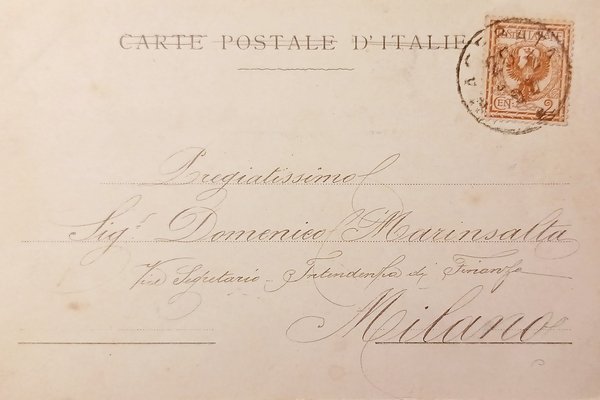Cartolina - Napoli - Villa Comunale - 1902 | Immagine Gallery 2