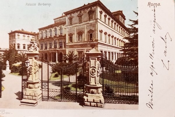 Cartolina - Roma - Palazzo Barberini - 1905 | Immagine principale