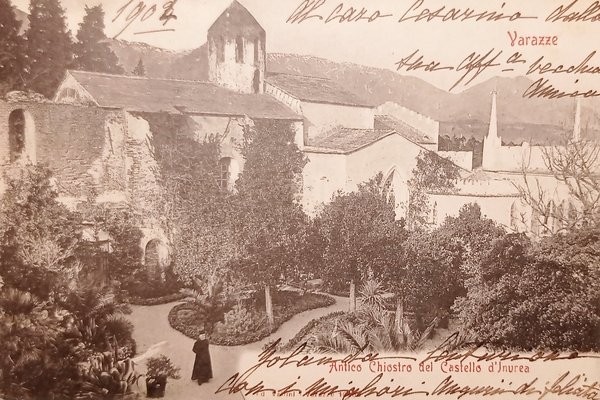 Cartolina - Varazze - Antico Chiostro del Castello d'Invrea - …