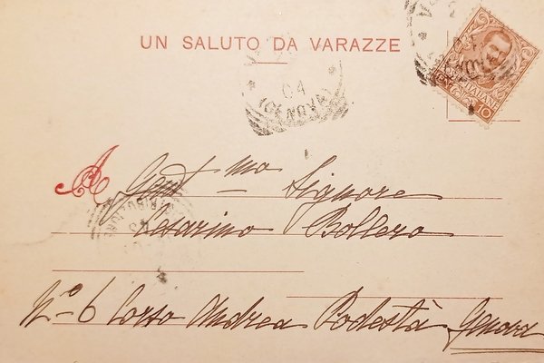 Cartolina - Varazze - Antico Chiostro del Castello d'Invrea - …