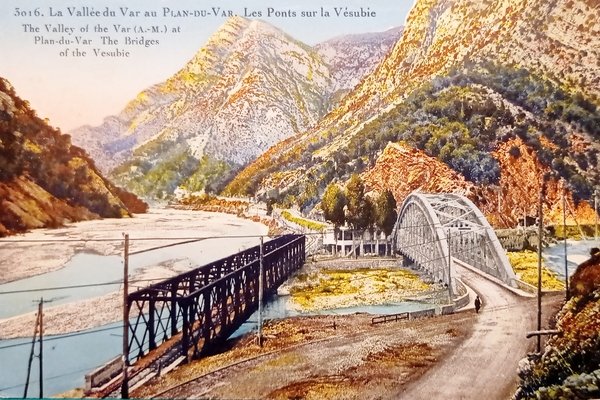 Cartolina - La Vallée du Var au Plan-Du-Var Les Ponts …