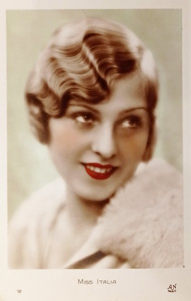 Cartolina - Miss Italia - Mafalda Morittino - 1930 ca.