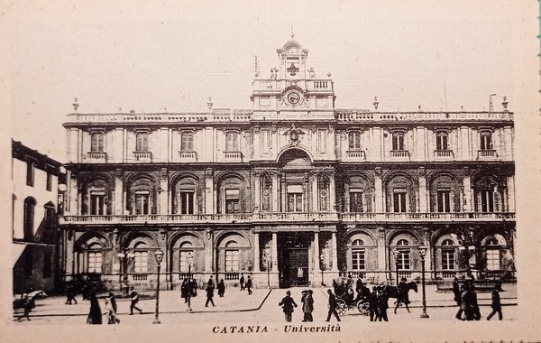 Cartolina - Catania - Università - 1920 ca.