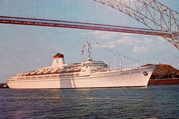 Cartolina - Navi - T/V Leonardo Da Vinci - 1970 …