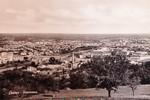 Cartolina - Cesena - Panorama - 1950 ca.