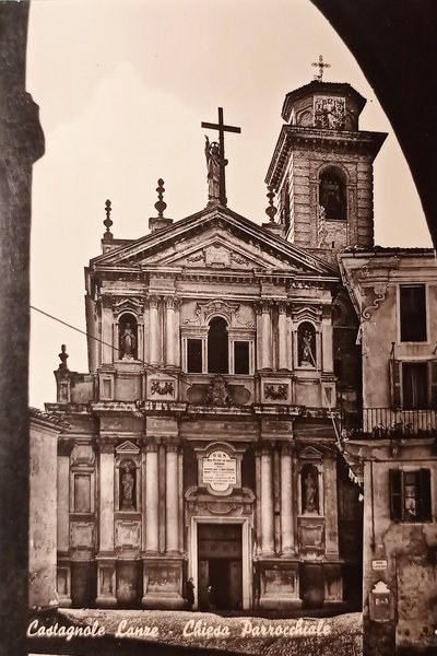 Cartolina - Castagnole Lanze - Chiesa Parrocchiale - 1960 ca. | Immagine Gallery 1