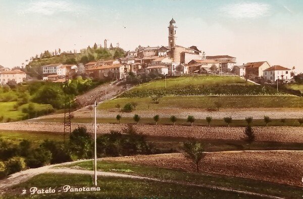 Cartolina - Pareto ( Alessandria ) - Panorama - 1963