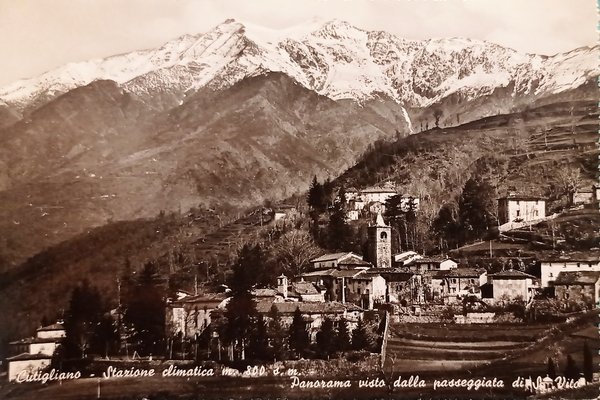 Cartolina - Cutigliano - Stazione climatica - Panorama - 1952