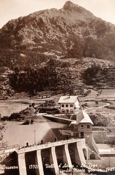 Cartolina - Brusson - Valle d'Aosta - La Diga - …