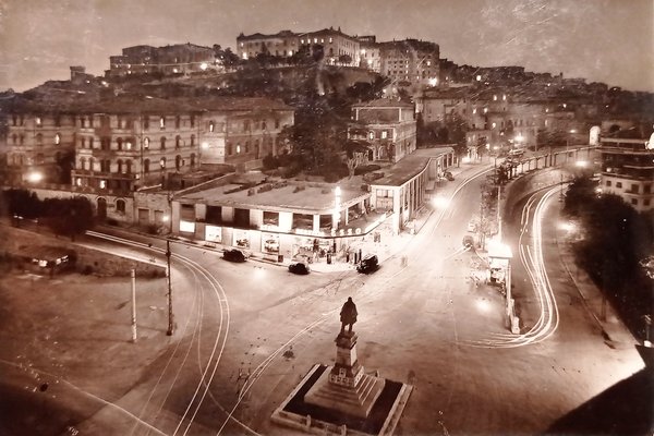 Cartolina - Perugia - Notturno dal Largo Cacciatori delle Alpi …