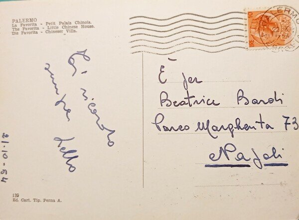 Cartolina - Palermo - La Favorita - Palazzina cinese - …