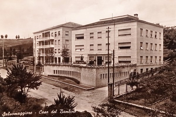 Cartolina - Salsomaggiore - Casa del Bambino - 1955