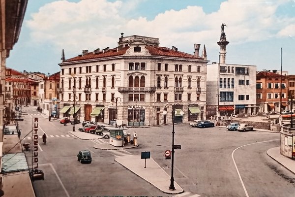 Cartolina - Pordenone - Piazzale XX Settembre - 1961