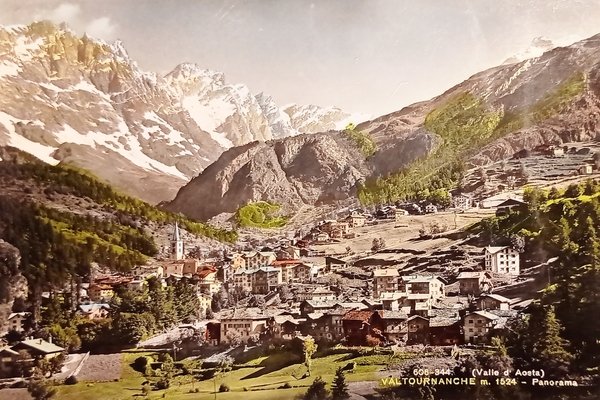 Cartolina - Valtournanche - Panorama - 1950 ca. | Immagine principale