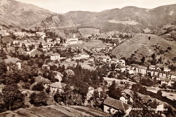 Cartolina - Masone ( Genova ) - Panorama - 1955