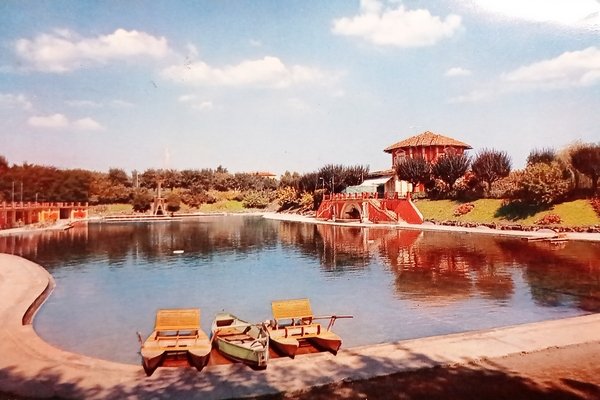 Cartolina - Acqui Terme - Grandiosa piscina - 1958