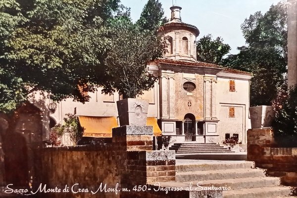 Cartolina - Sacro Monte di Crea Monferrato - Ingresso al …