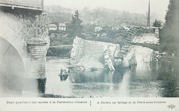 Cartolina - Francia - Pont que l'on sauter à La …