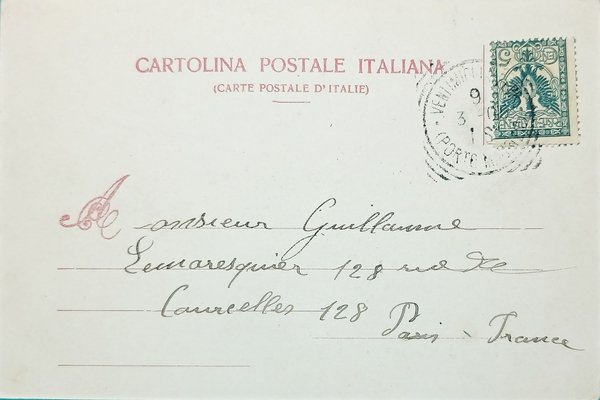 Cartolina - Ventimiglia ( Riviera di Ponente ) - Chiesa …