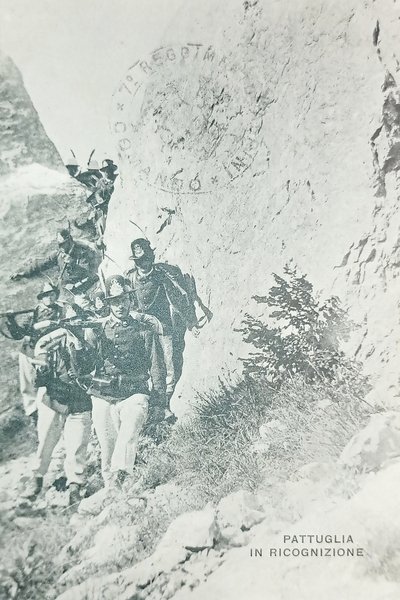 Cartolina Militare - 7^ Reggimento Alpini - Pattuglia in Ricognizione …