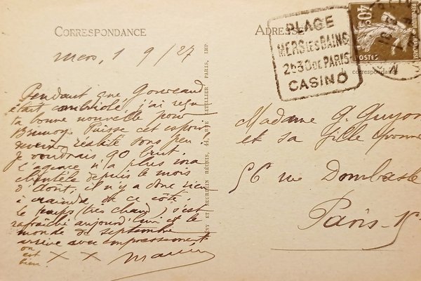 Cartolina - Francia - Mer-Les-Bains - Concours de sable sur …