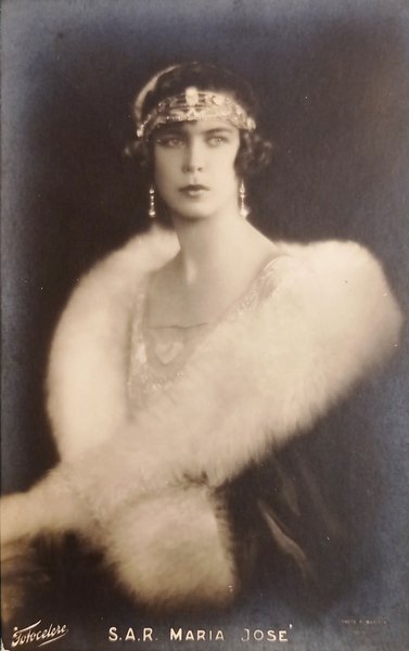 Cartolina - Commemorativa - S. A. R. Maria Josè - …