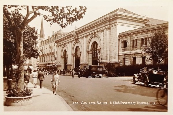 Cartolina - Francia - Aix-Les-Bains - L'Etablissement Thermal - 1940 …