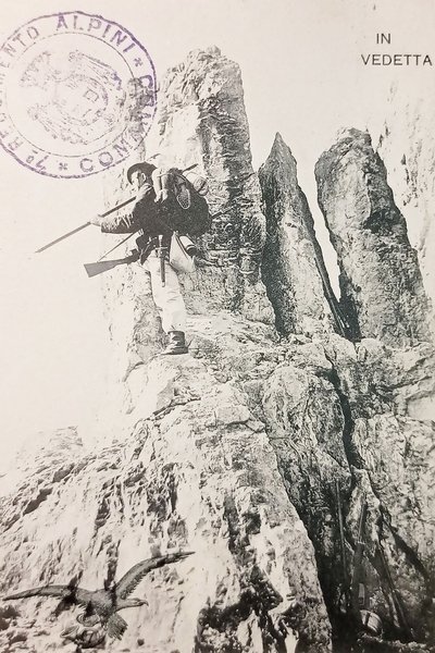 Cartolina Militare - 7^ Reggimento Alpini - In Vedetta - …